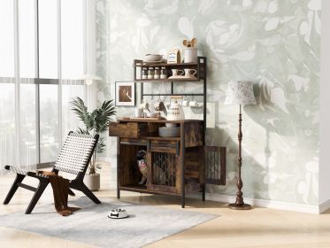 Furniture Style Dog Crate Composite Desk Hutch Pet Friendly Furniture