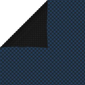Floating PE Solar Pool Film 288.2"x144.1" Black and Blue
