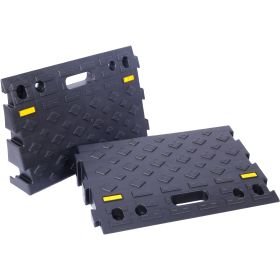 4" high 2-Piece Portable Automotive Curb Ramp