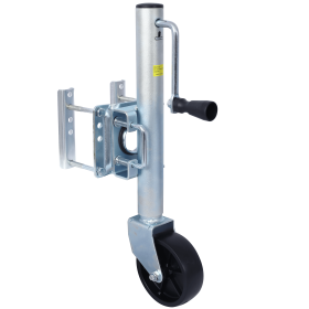 Trailer Jack, Boat Trailer Jack 32.8 in, Bolt-on Trailer Tongue Jack Weight Capacity 1000 lb, with PP Wheels and Handle for Lifting RV Trailer