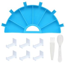 1 Set Diamond Painting Trays (Color: Blue)